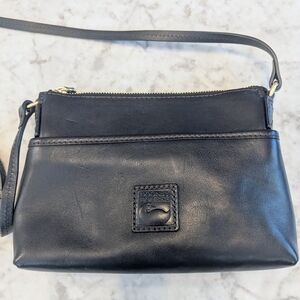 Dooney & Bourke Black Leather Crossbody Bag